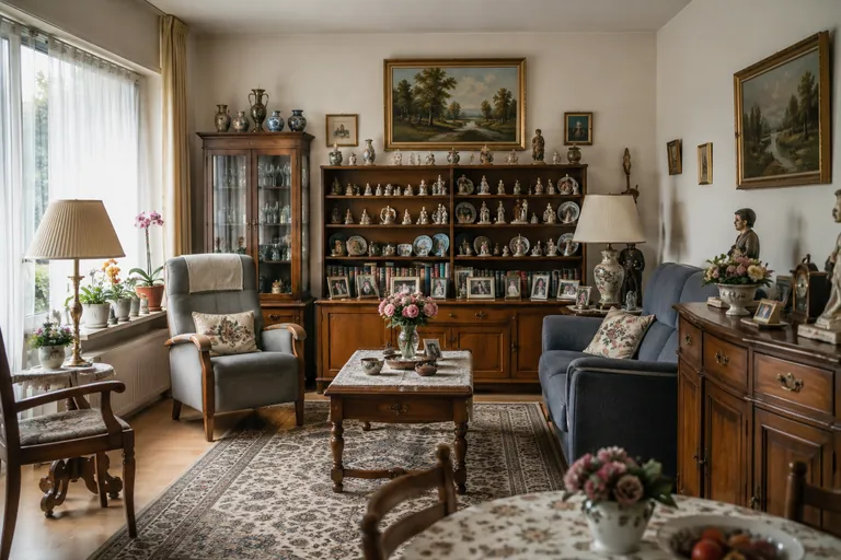 Ingerichte woning voorafgaand aan een woningontruiming