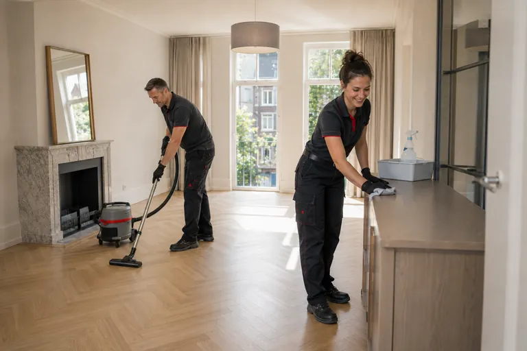 Professionele opleveringsschoonmaak in een lege woning